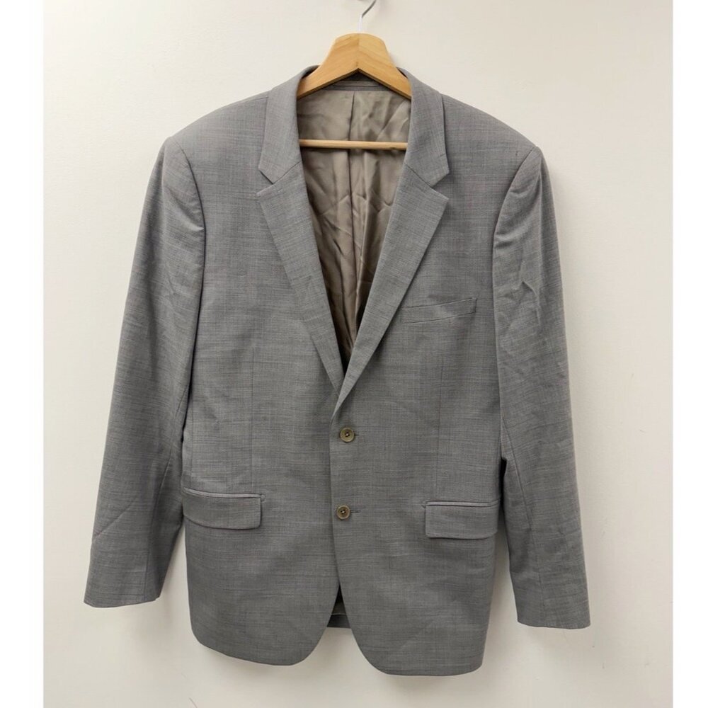 Theory Blazer Mens 40 Regular Stretch Wool Two Button Sports Jacket Coat